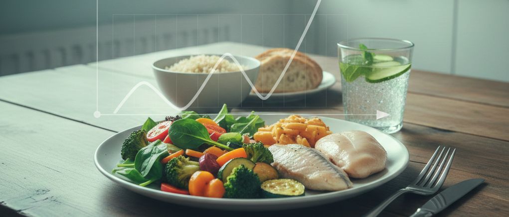 Der Blutzucker-Schutzschild: Warum die Reihenfolge deines Essens über Fettabbau entscheidet